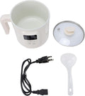Yosoo Multifunctional Electric Anti Stick Cooker for Noodles Rice Soups Well Sized with Safe Materials Washable Smart Power Off Function (US Plug 110V)