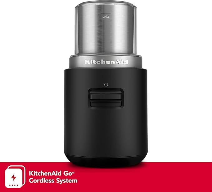 KitchenAid Go™ Cordless Blade Grinder - battery included KBGR111 Black Matte