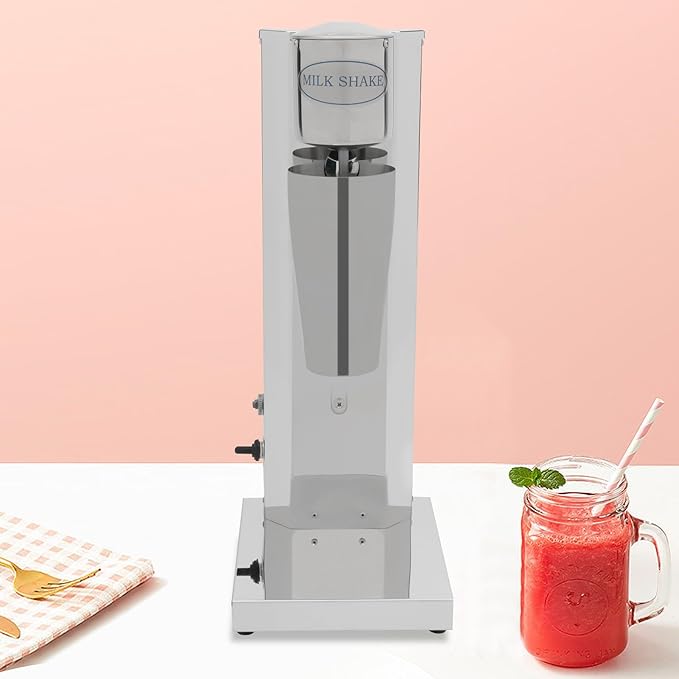 Com Electric Milkshake Drinker 180W Smoothie Blender Silver