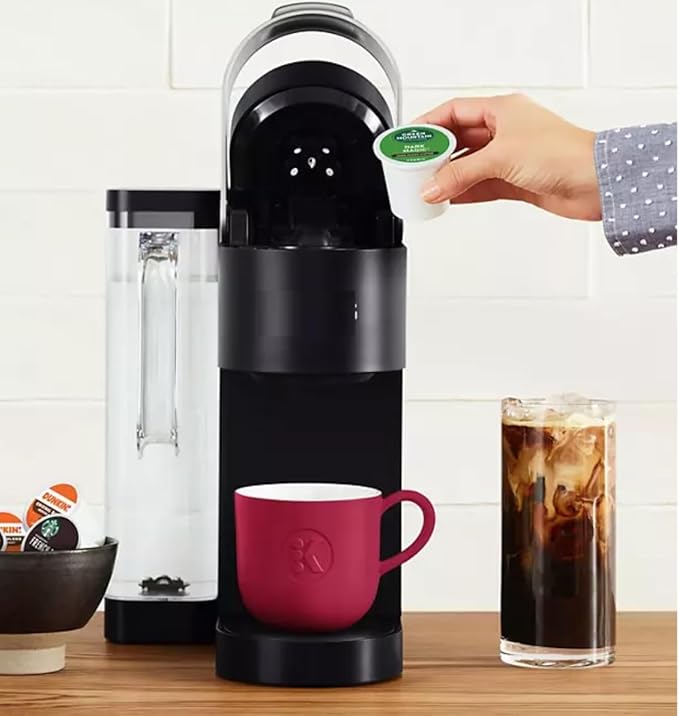 K-Supreme Single Serve K-Cup Pod Coffee Maker MultiStream Technology 4 Brew Sizes 66oz Dual-Position Removable Reservoir Black