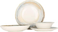 Dinnerware Set (Medium) - Knidos - 24 Pieces - 6 Persons - Porcelain