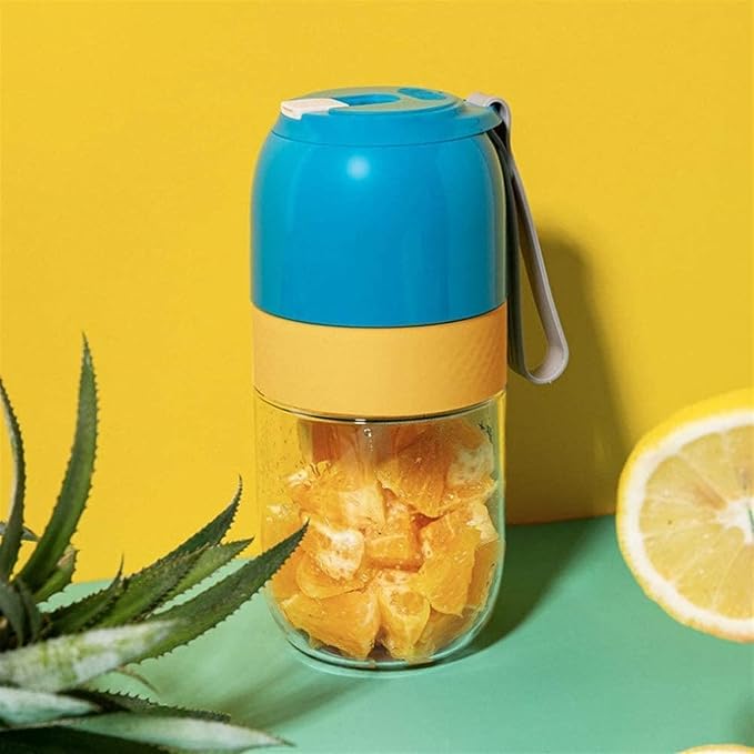 Portable Blender Personal Size Blender Juicer Cup for Juice Crushed-ice Smoothie Shake with Six Blades USB Rechargeable Blender for Outdoor Picnic Travel Gym