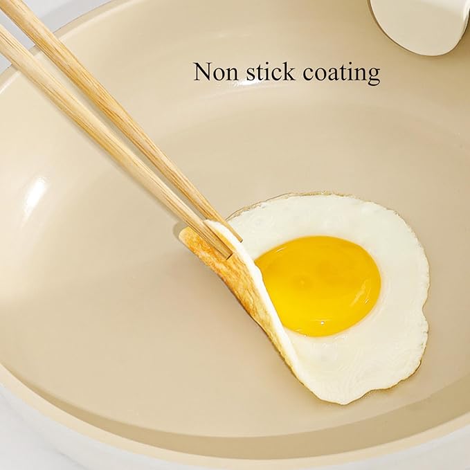 Detachable Handle Cookware Set Non Stick Pan Set Ceramic Rv Kitchen Set-frying Pan Saucepan with Lid Dishwasher Oven Safe