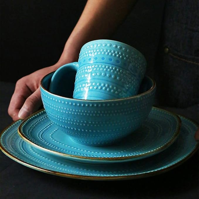 Fine Dinnerware SetCeramics Dinnerware Sets Blue Porcelain Dinner Sets