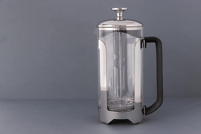 La Cafetière Roma Stainless Steel Cafetière Twelve Cup Silver Gift Boxed