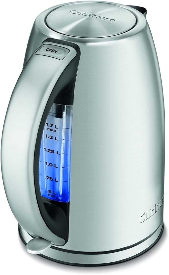 Cuisinart Cordless Electric Kettle (JK-17P1) and 2-Slice Toaster (CPT-160)