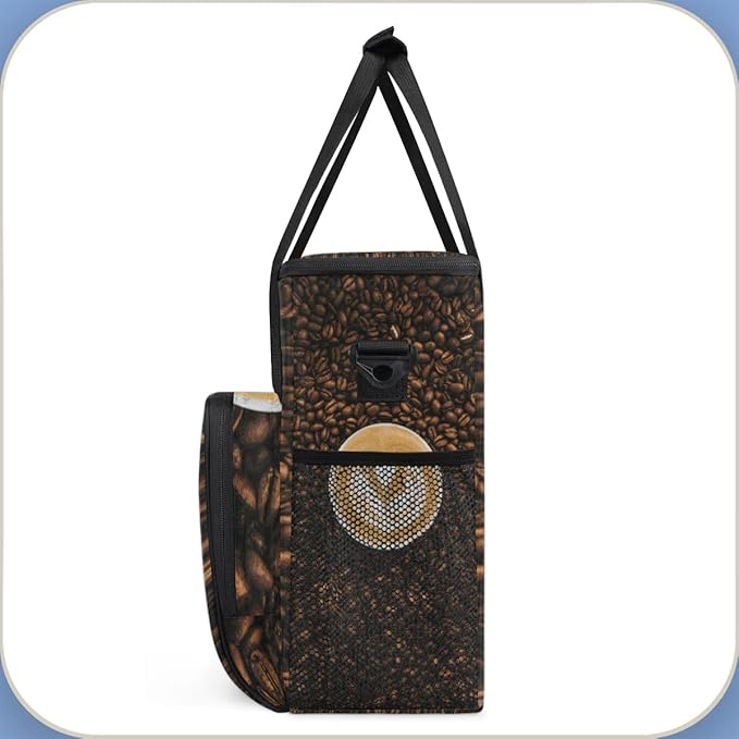 cfpolar Coffee Maker Carrying Case Travel Storage Tote Bag Compatible with K-Mini or K-Mini Plus Portable Single Serve Coffee Brewer Case with Pockets for K-Cup Pods