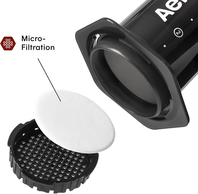 AeroPress Original XL Coffee Press All-in-One Large French Press Pour-Over &amp Espresso Style Manual Brewer 2 Min Brew for Less Bitterness More Flavor Portable Coffee Maker Travel &amp Campin