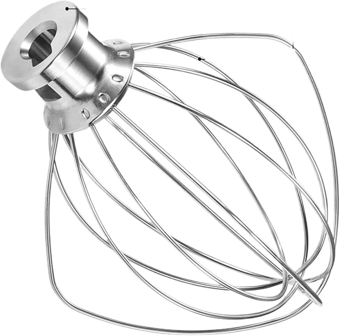 3pcs In 1 Pack Includes 6 Wire Whisk Flat Beater Dough Hook For 4.5 Stand Mixer