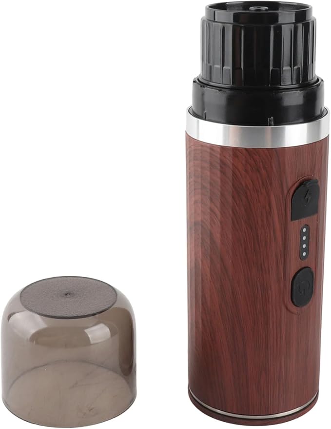 ZJchao Portable Coffee Maker 20bar Extraction Self Heating 304 Stainless Steel 7500mAh Rechargeable Cordless Electric Travel Coffee Maker Ideal for Camping and Travel
