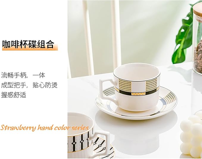 bone china dinnerware set tableware set 24-piece dish set for 6 dinner plate set cups and plates sets for kitchen round plates dishwasher safe kitchen dishes set for housewarmingpartydinner