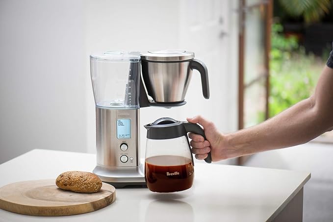 Breville BDC400BSS Precision Brewer Drip Coffee Maker Brushed Stainless Steel Glass Carafe