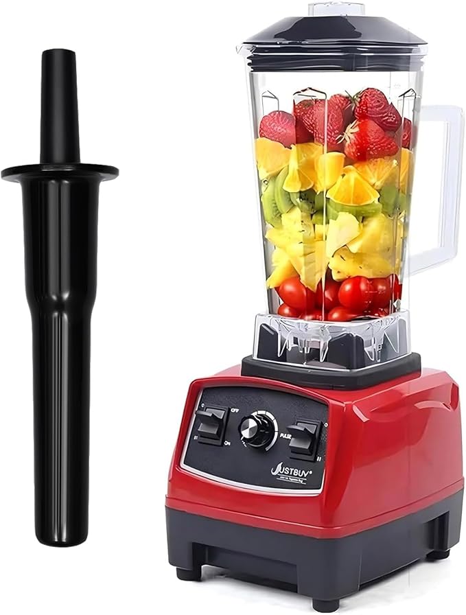 3HP Professional Heavy Duty 2L High Power Commercial Blender Mixer Juicer Smoothie Maker 2200W Red