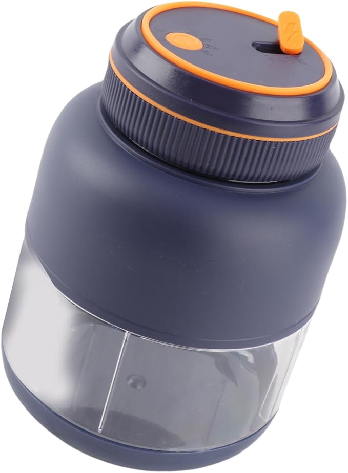 BRRNOO Bottle Personal With Leakproof Powerful Blending Handheld Fruit Mixer USB Rechargeable Personal Juicer Cup Smoothie For Portable Blenders (Blue)