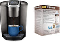 Keurig K-Elite Single-Serve K-Cup Pod Coffee Maker Brushed Slate 12 oz. Brew Size &amp K-Duo 3 Month Care Brewer Maintenance Kit
