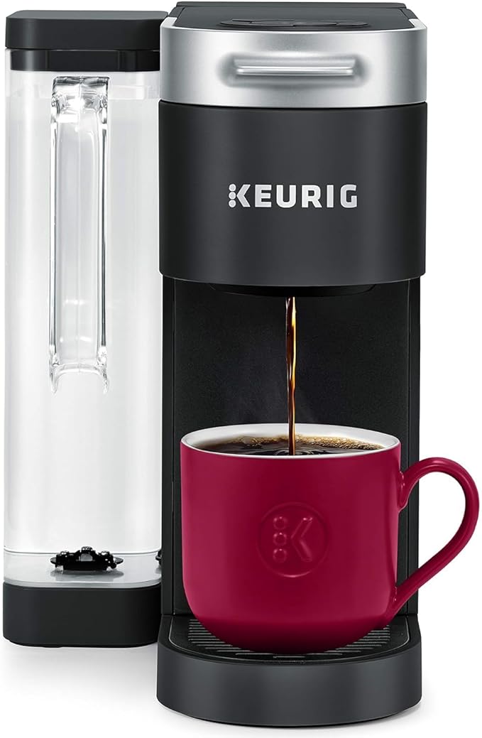 Keurig® K-Supreme Single Serve K-Cup Pod Coffee Maker MultiStream Technology Black &amp Slim Non-Rolling Storage Drawer Coffee Pod Storage Holds up to 24 K-Cup Pods Black