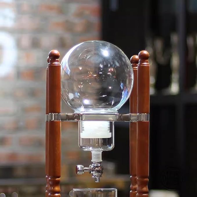 Cold Brew Drip TowerDrip Tower Coffee Maker Ice Drip Cold Brew Drip Coffee PotMakes 6-8 Cupsfor Office
