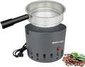 Coffee Bean Cooler Electronic Bean Cooling Machine with 304 Stainless Steel Mesh Two Layers 1.3lb Big Capacity Household Roasting (1 Layer with Handle)