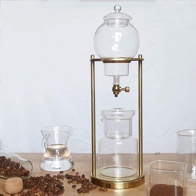 Coffee Pot 600ml Cold Brew Coffee Ice Water Drip Coffee Maker Espresso Household Coffee Tools Pot Reusable Glass Filter Percolator Tools