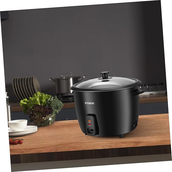 Electric Rice Cooker Multi-functional Grain Cooker for Rice Porridge Stews Household Kitchen Appliance with US Plug and Automatic Keep Warm Function Compact Design for Dorms and