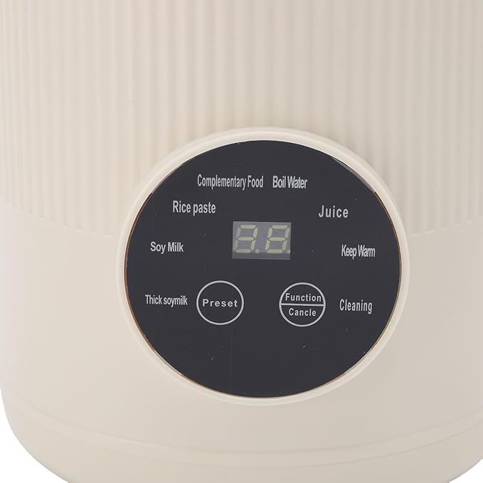 TOPINCN Automatic Nut Milk Maker Machine 1200Ml Soybean Milk Machine for Homemade Almond Oat Soy Coconut Plant Based Milk and Non Dairy Beverages with Anti Stick Bottom Timer (US