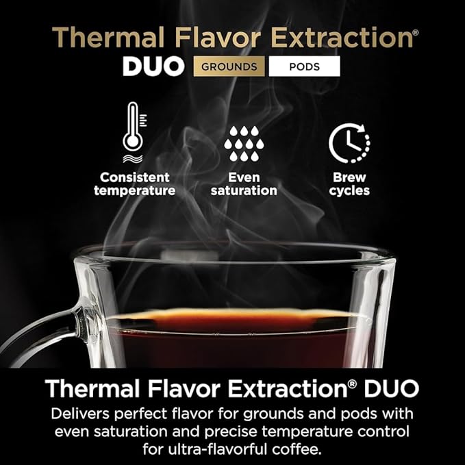 Ninja DualBrew Pro CFP101 Drip Coffee Maker – Hot &amp Iced K-Cup Compatible 3 Brew Styles 60oz Reservoir – Black