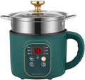 GRFIT Electric Cooking Machine 1.7L Rice Cooker Mini Soup Pot Food Steamer Multi-function Wok Hot Pot Porridge Maker (Color : Green Smart steamer) jinyi2016SHOP-1998
