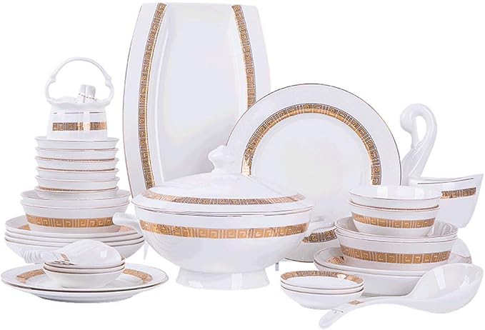Stylish Dinner PlatesCeramics Dinnerware Set 50 Pieces Dinner Sets/Porcelain Combination Set