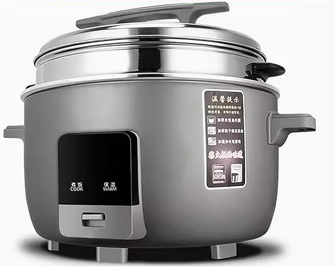 Large Rice Cooker with Steamer (8L-45L) Canteen Commercial Hotel Home Old-fashioned Large Capacity Rice Cooker 8-60 PeopleUS/EU Used(28L)