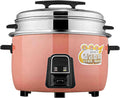 Rice Cooker with Steamer Large Capacity Canteen Hotel Commercial Hotel Home Old-Fashioned Insulated Rice Cooker for 8-60 People (45L) ()