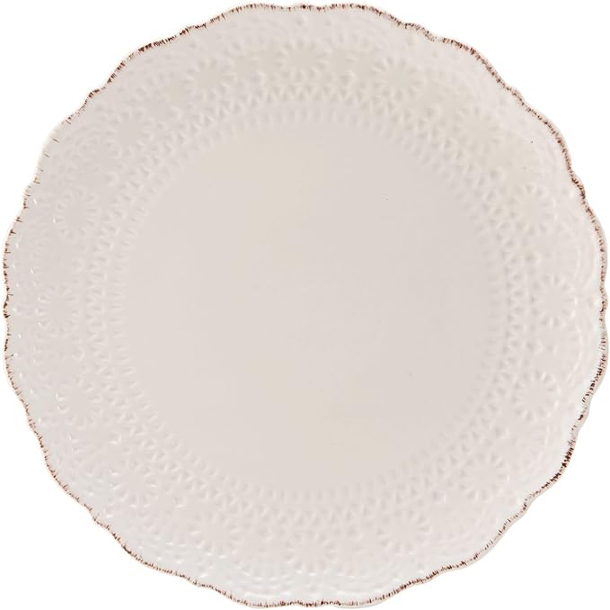 Pfaltzgraff Chateau Cream 16-Piece Stoneware Dinnerware Set Service for 4 Off White