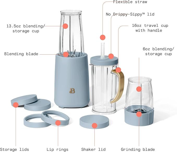 Countertop Blender with 48 oz Multiple Speeds and Pulse Function for Smoothies Frozen Drinks &amp More
