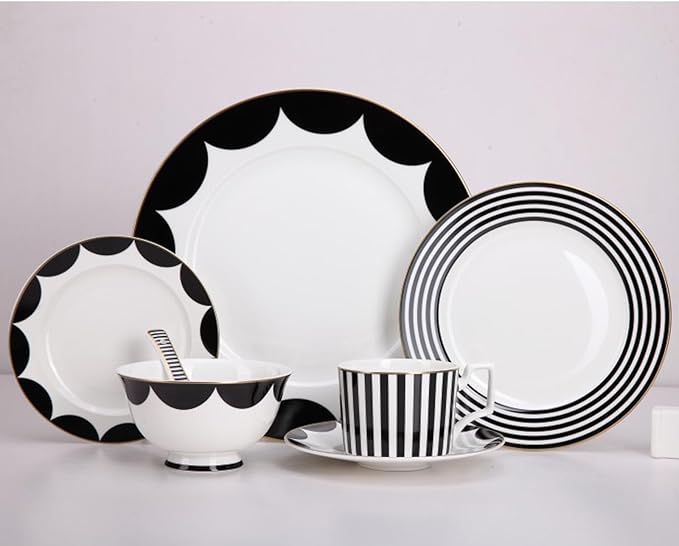 8-piece dinnerware sets dishes set for 2 porcelain dinnerware set hotel wedding family gathering banquet Gift for maternal grandmother
