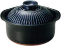 54-96171/2-981152 Rice Pot Blue 3 Cups 8.9 x 6.1 inches (22.5 x 15.5 cm) 1700 cc For Direct Heat Rice Cooking Rice Earthenware