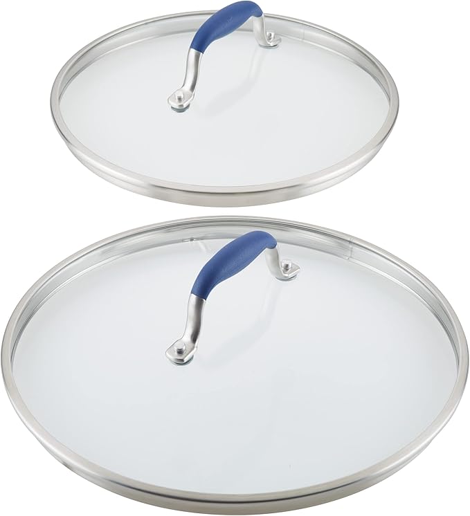 Anolon Advanced Home Glass Lid Set 2 Piece Indigo