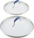 Anolon Advanced Home Glass Lid Set 2 Piece Indigo