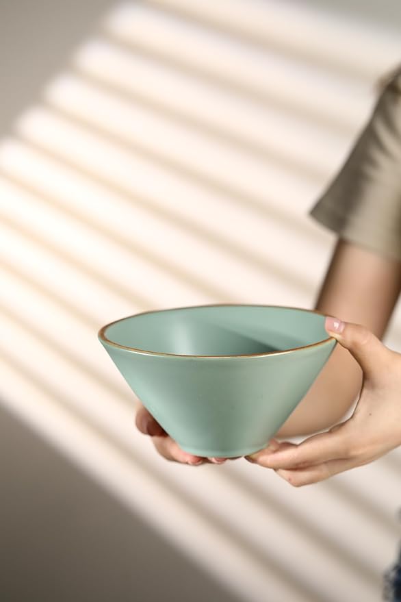 Dinnerware sets ceramic dinnerware stoneware dinnerware handmade ceramic unique dinner plates couples wedding housewarming gifts (Green)