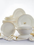 Dinnerware Sets Dish Set58-Piece Ceramic Tableware SetDish SetDomestic Phnom Penh European Style TablewarePlate and Bowl Set