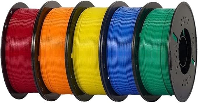 5/10KG for Hyper PETG Filament High Speed 3D Printer Filament1kg/Spool (2.2lbs) 3D Printer Filament Good Toughness(5kg Yellow)