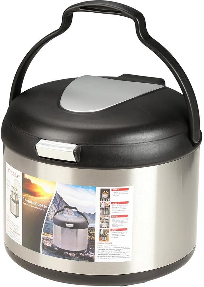 Tayama TXM-50CF Energy-Saving Thermal Cooker 5 L Black