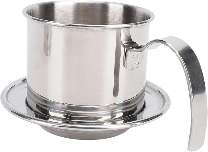 SUNGOOYUE Portable Stainless Steel Drip Maker with Vietnamese Coffee Filter Handcrafted Manual Brewing for Coffee Connoisseurs 200ml Capacity