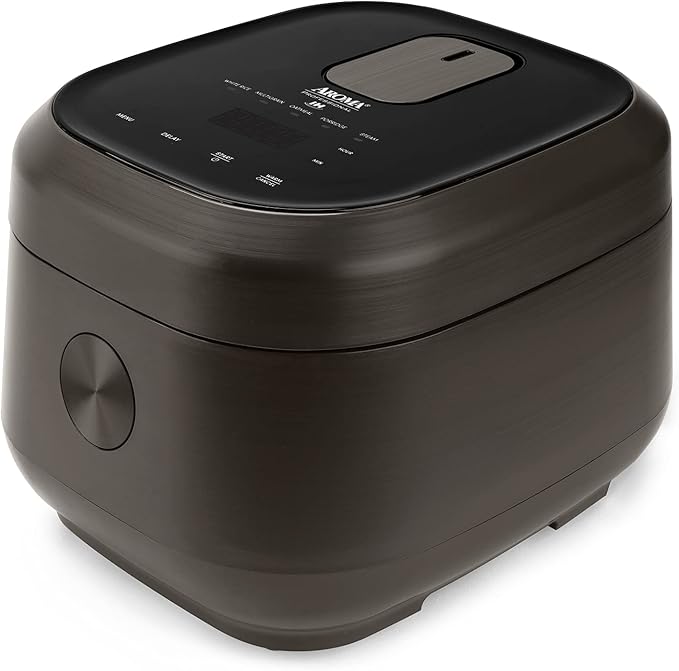 Aroma Housewares Professional 12-Cups (Cooked) / 3Qt. 360° Induction Rice Cooker &amp Multicooker (ARC-7606B) Black 12 Cup