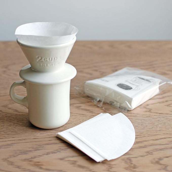 KINTO SCS 27629 Brewer 2 cups Porcelain White Coffee Dishwasher Safe