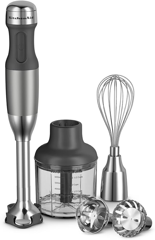 KitchenAid KHB2561ACS Architect Series 5-Speed Hand Blender - Coco Silver