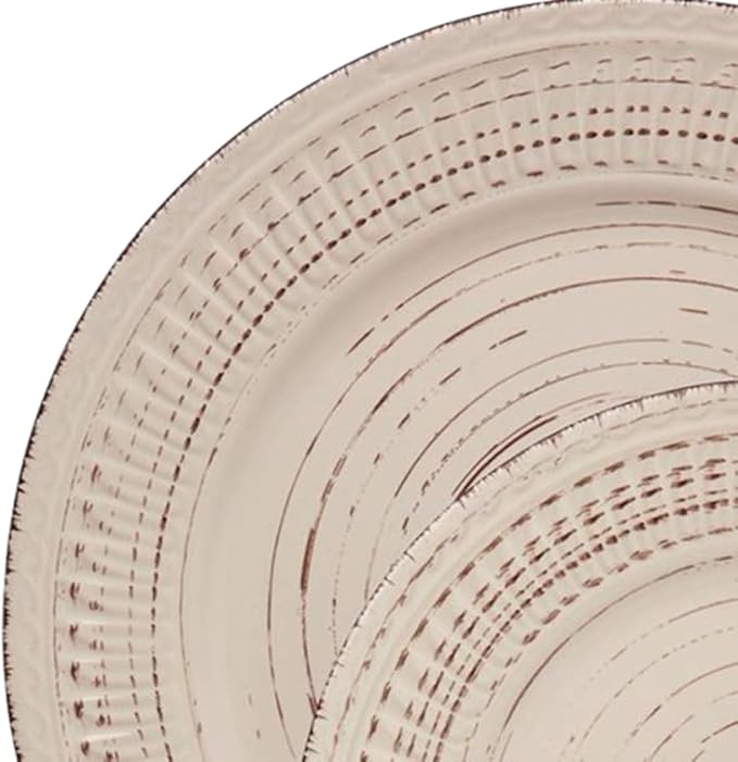 Dinnerware Set 16 Pieces - Teal (Cream)