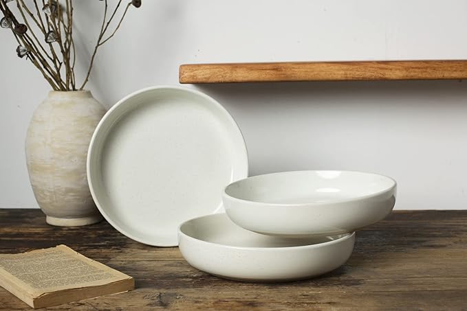 Famiware Milkyway Dinnerware Sets 20 Piece Dish Set White