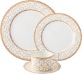 24-Piece Porcelain Dinnerware Set – Elegant Bone China Plates &amp coffee cup sets for 6 Perfect for Banquet Wedding Hotel or Family Gathering – Ideal Mother’s Day Gift DLCP0509-2