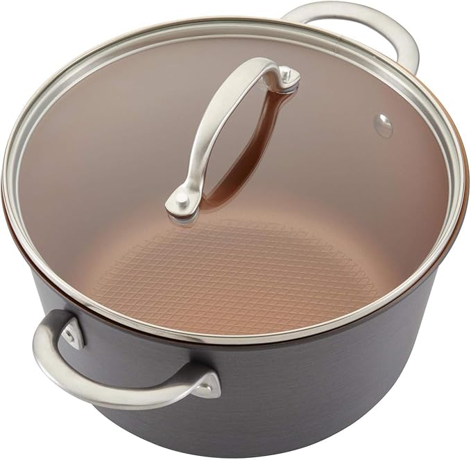 Ayesha Curry Kitchenware 11pc Home Collection Cookware Set (Brown Sugar)