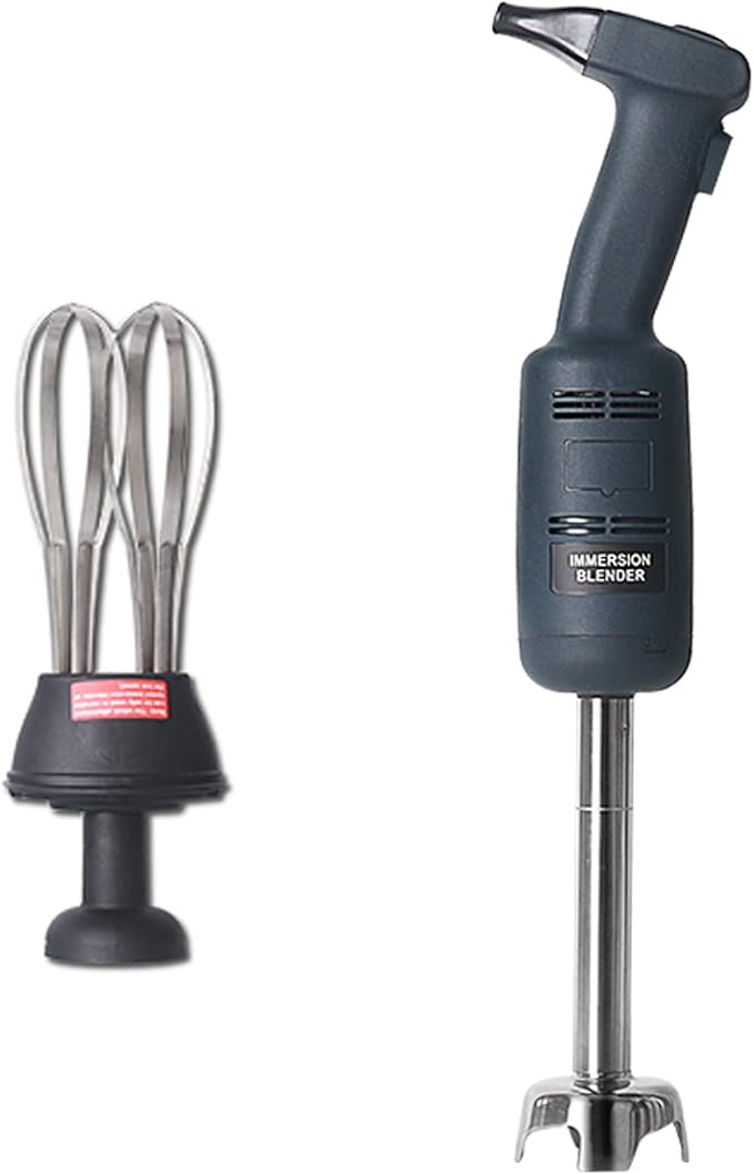 Handheld Blender with Adjustable Speed Stainless Steel Rod and Whisk Attachments Ideal for Soups Sauces and More Ergonomic Design