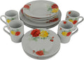 16 Piece Floral Dinnerware Set Service for 4